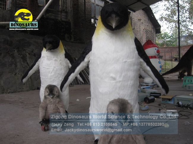 Penguin Robotic Animal Model Animal Replicas DWA115