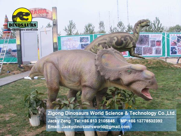 Animatronic exhibition Dinosaurs Animatronic crafts (Pachyrhinosaurus) DWD064