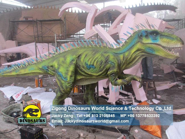 High Simulation  robotic dinosaurs- Ornitholestes for Dinopark DWD075-2