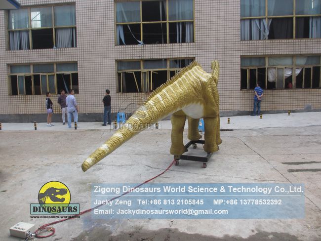 Artificial dinosaur machine exhibition animatronic diplodocus model DWD220