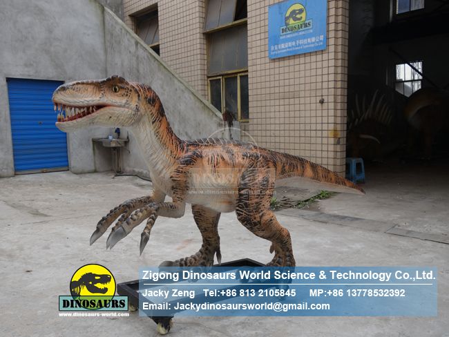 Jungle Playground Silicone Rubber Dinosaur Robot Deinonychus DWD237