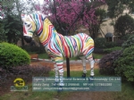 Movie theme park zebra sculpture replica DWC054