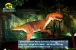 Ancient world artificial Dilophosaurus model in Dinosaur Park DWD1469