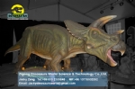 Animatronic mechanical dinosaurs show big triceratops DWD1347 