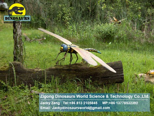 Playground equipment animatronic animals life size dragonfly DWA027
