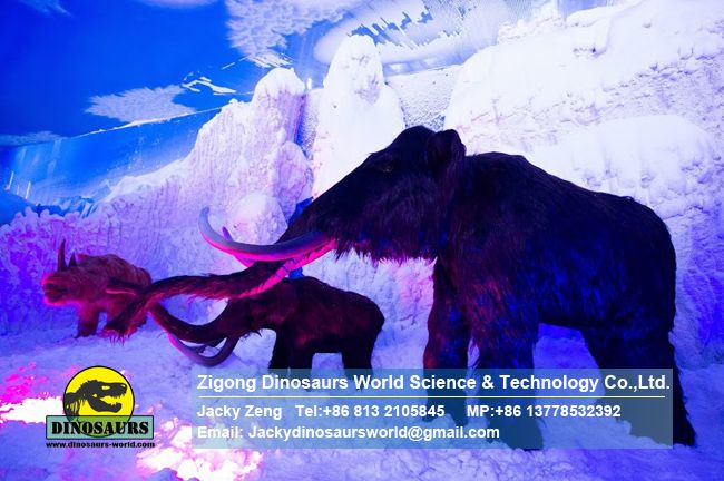 Ice age animal mammoth jurassic park model DWA111