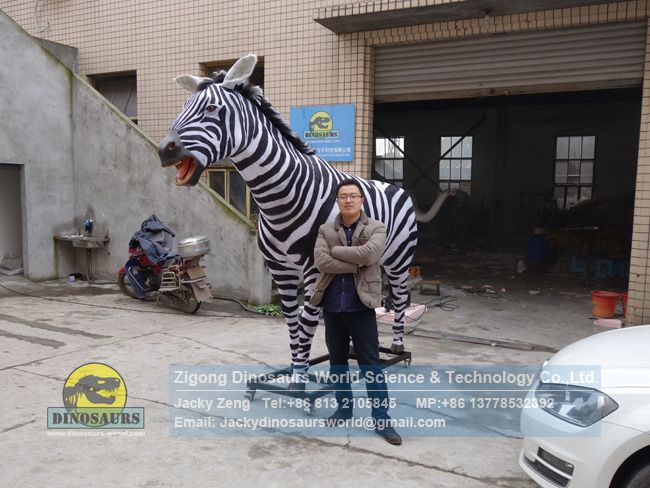 Animatronic Animals Model Robotic Zebra DWA155