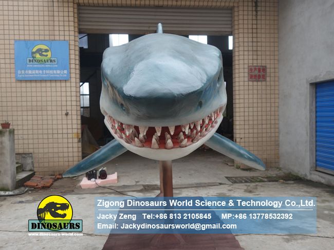 Ocean Theme Exhibition customized electronic shark animation DWA159