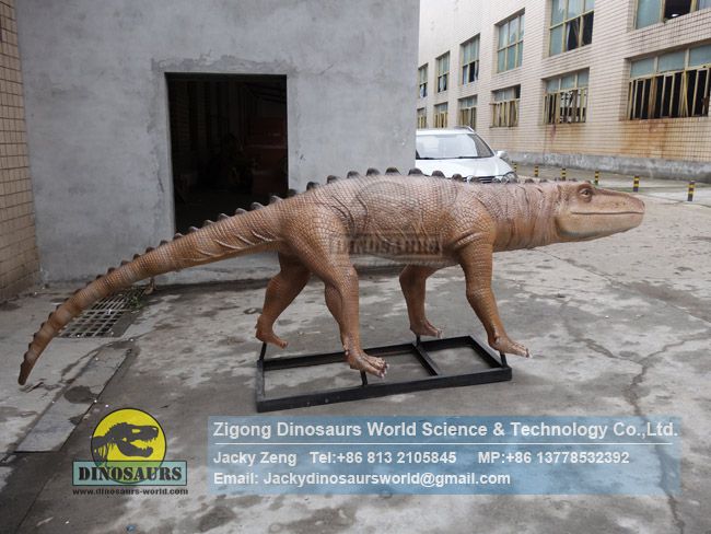 Custom Artificial prehistoric animal fiberglass euparkeria model DWD5218 