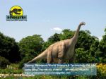 Dinopark animated christmas artificial dinosaurs Brontosaurus DWD185