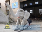 Outdoor playground animatronic animals baby elephant DWA006-1